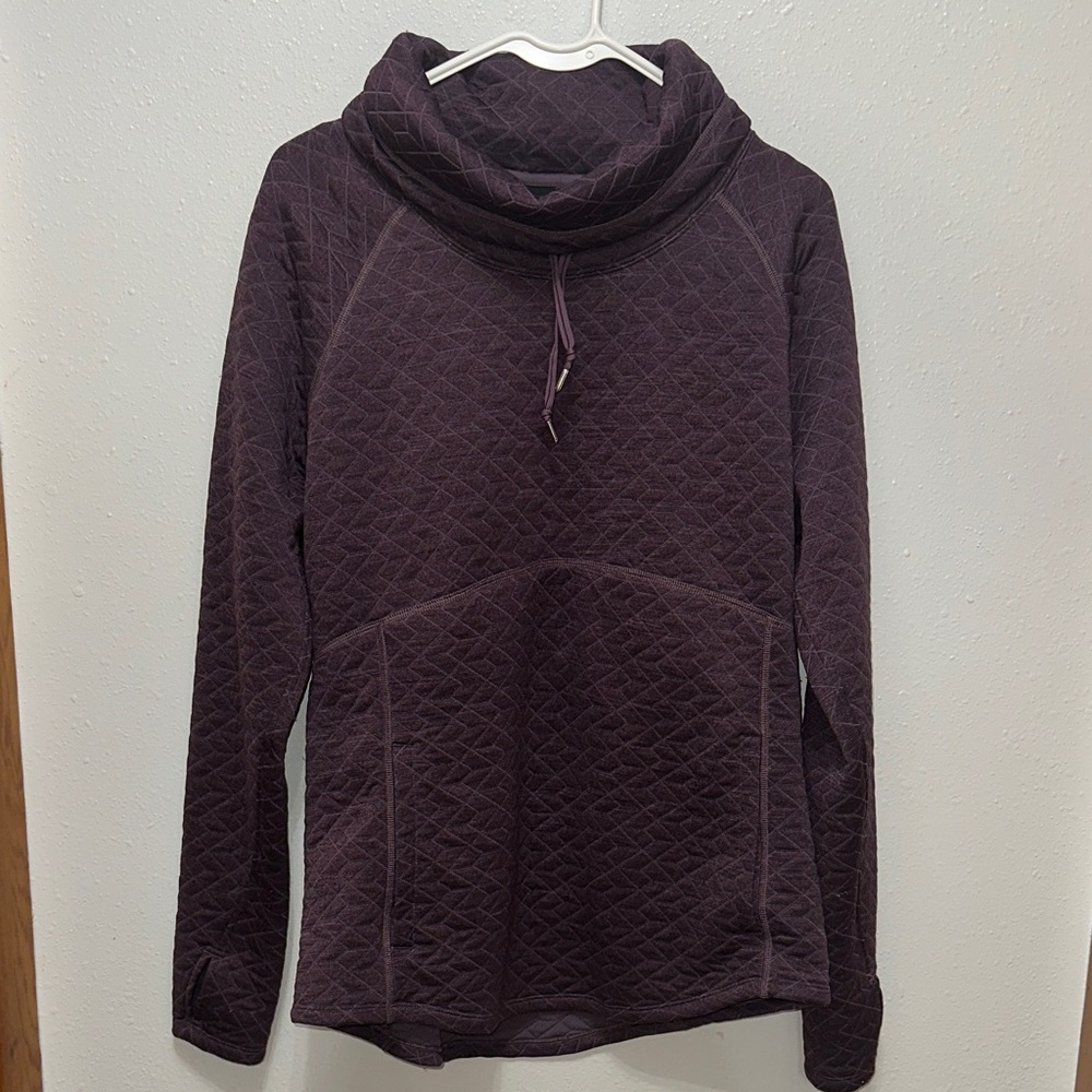 Marmot Women's Quilted Cowl Neck Sweater - Deep Purple